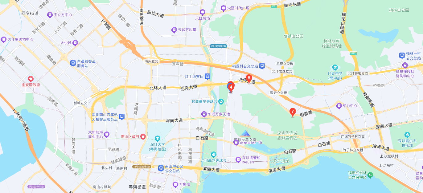 深圳市勇问道科技有限公司公司地图